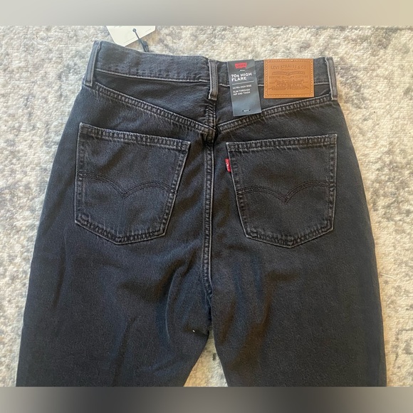 NWT Levi’s 70s High Flare Black Jeans - Picture 9 of 12